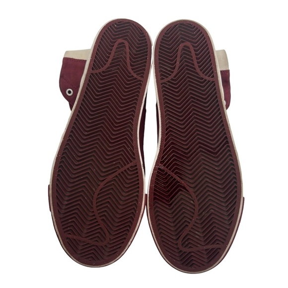 Nike Burgundy Player High Top Sneakers Size 9 Men’s - Picture 8 of 9